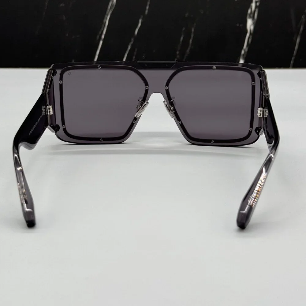 NEW SPP096M 0I86 PHILIPP PLEIN REVOLUTION BLACK UNISEX SUNGLASSES